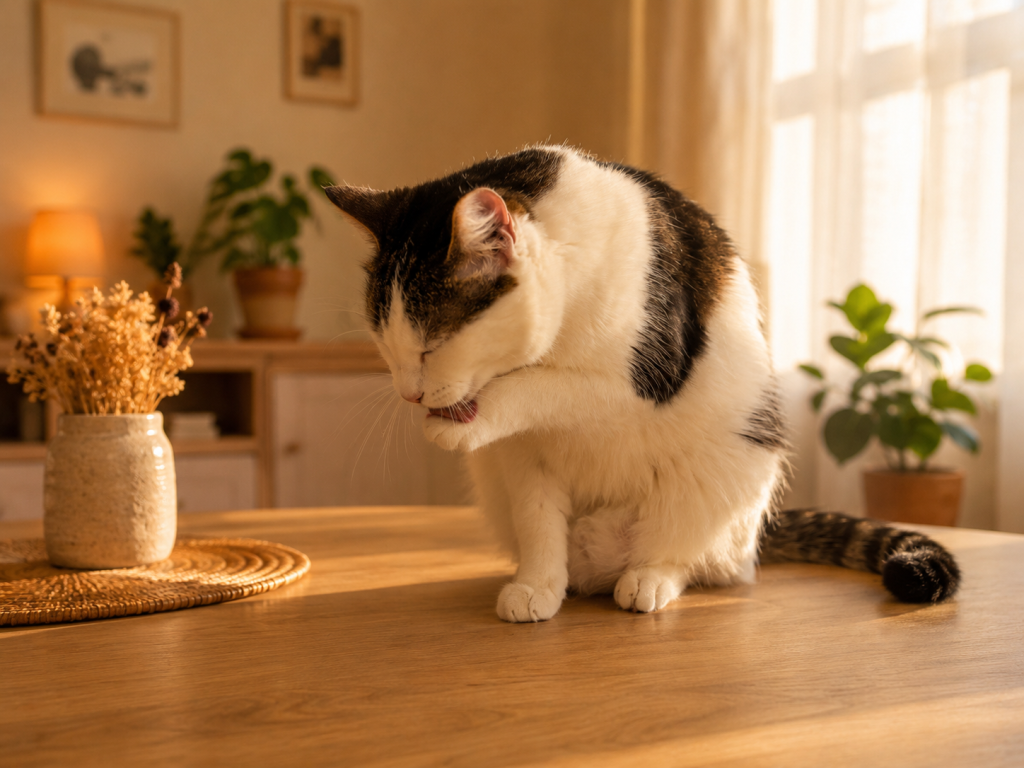 Toilettage chat intérieur